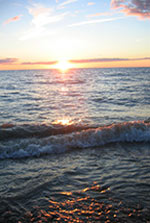sunset lake